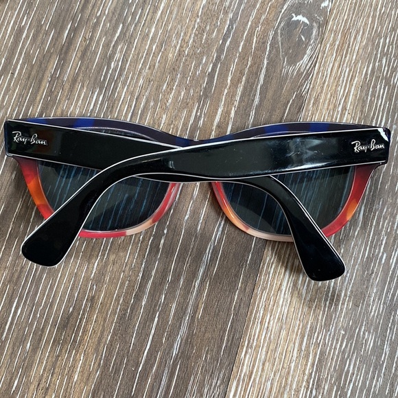 Ray-Ban Black and Red Sunglasses - Picture 2 of 12